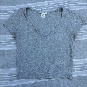 Bozzolo Grey Crop Top